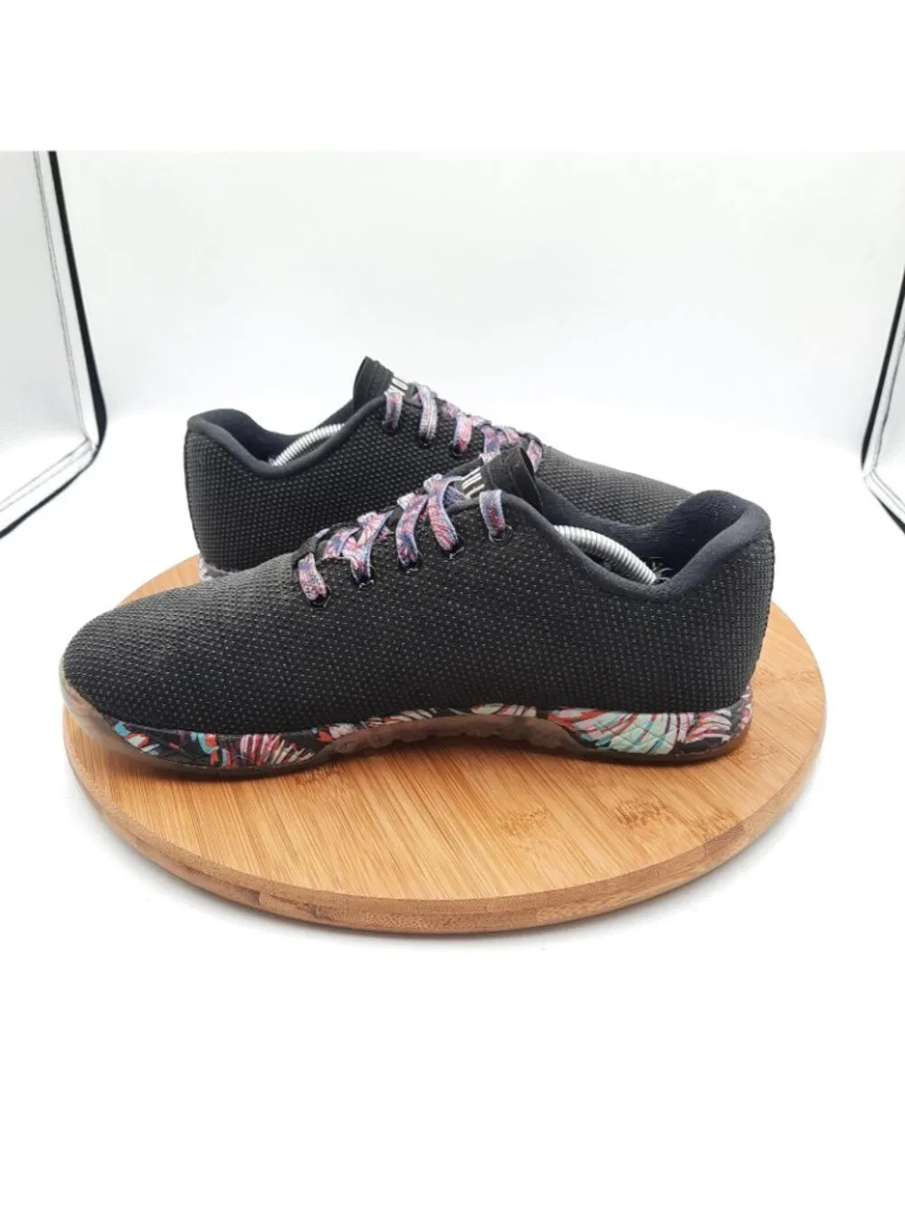 Nobull Outwork Womens Size 9.5 Shoes Midnight Palm Gym Workout Training Sneakers